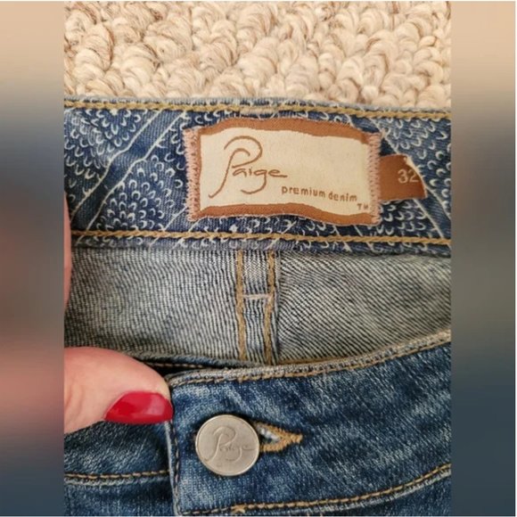 PAIGE Runaway flaired bootcut jeans size 32 - Picture 4 of 10